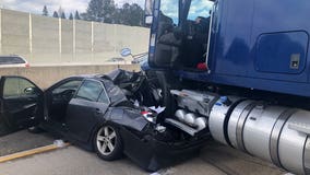 Lanes along GA 400 near North Springs MARTA station reopen after tractor trailer crash