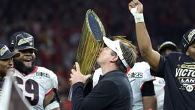 Atlanta Braves celebrate Georgia Football National Championship win