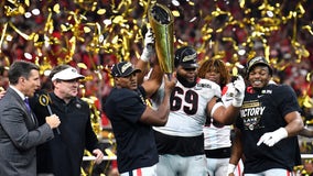 Georgia football players, students, and fans prepare for National Championship celebration in Athens