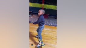 Morrow child shows off skating skills at rink in viral TikTok