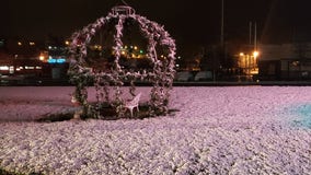 North Georgia hit by snow flurries, heavy winds