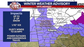 Winter Storm Warning: Wintry mix continues into Sunday night, damaging winds possible