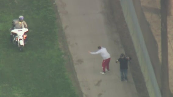 LASD pursuit ends on golf course in Long Beach