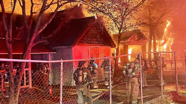 Fire and Atlanta home spreads, displacing multiple families