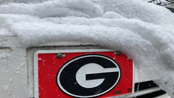 Winter storm photos: Snow blankets north Georgia