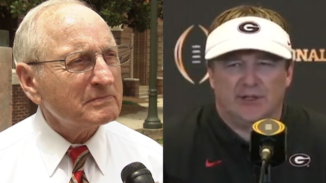 Two of Georgia Football's greatest meet on field after clinching National Championship