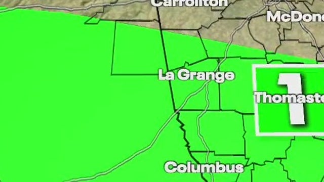 Georgia weather: Chance for severe wind gusts in southwest