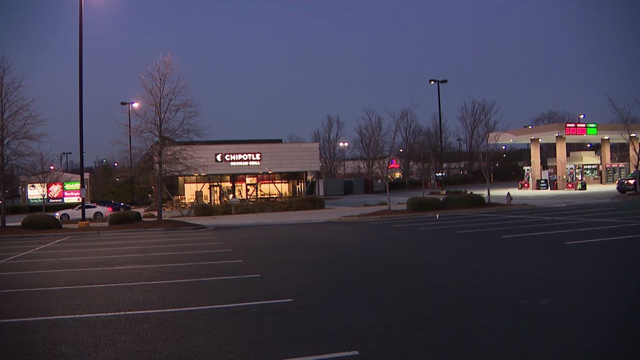 Snellville police investigate an accidental shooting of a 7-year-old by their 9-year-old sibling in the parking lot of a restaurant on Jan. 30, 2022.