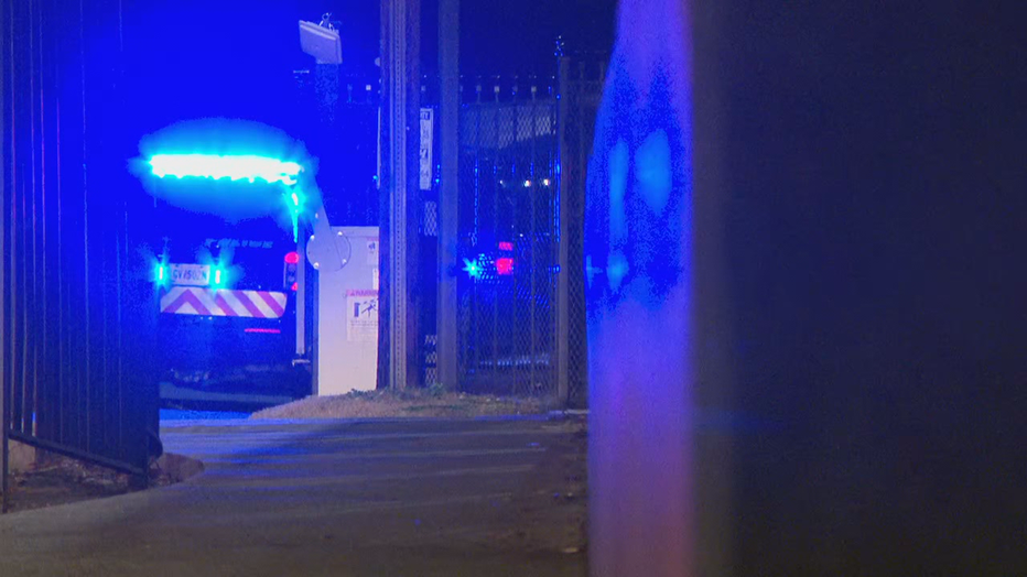 Atlanta police investigate a shooting at a northwest Atlanta apartment complex on Jan. 3, 2021.