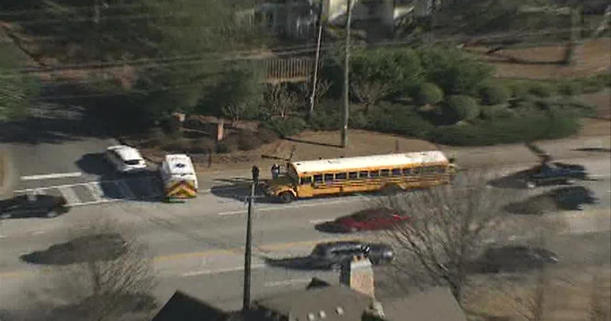 Police investigate school bus crash in Cobb County, no injuries | FOX 5 ...