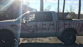 Pickup truck vandalized in Carrollton