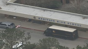 Gun found in Heritage High School student's backpack, district says