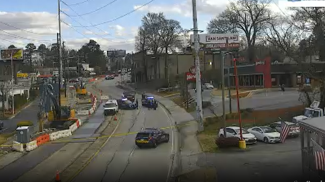 Person found shot at busy intersection in northeast Atlanta