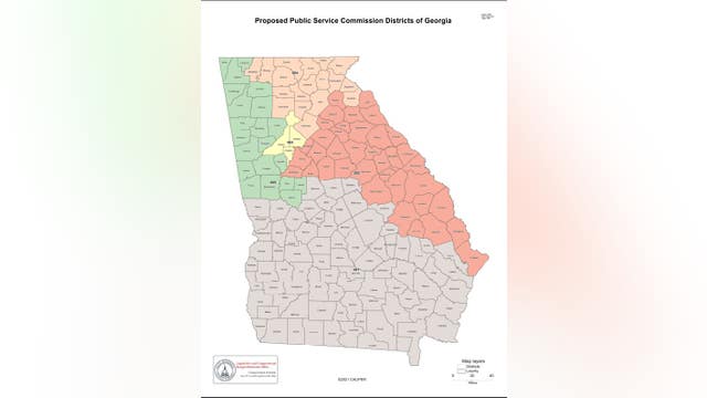 Service commission map would bar Democrat’s challenge