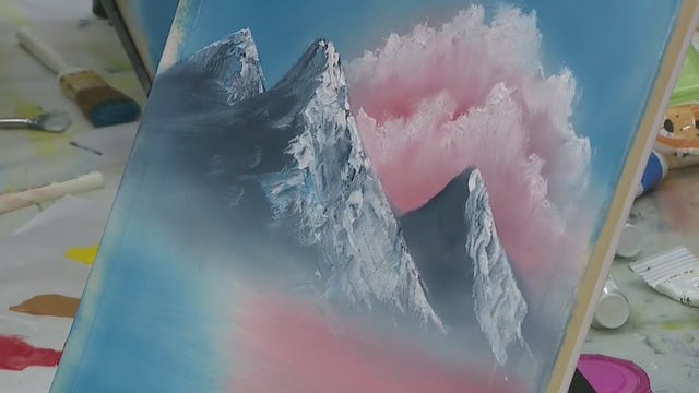 Learn to paint like Bob Ross in Sandy Springs painting classes