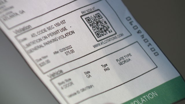 Man receives fake parking ticket in a Buckhead parking lot