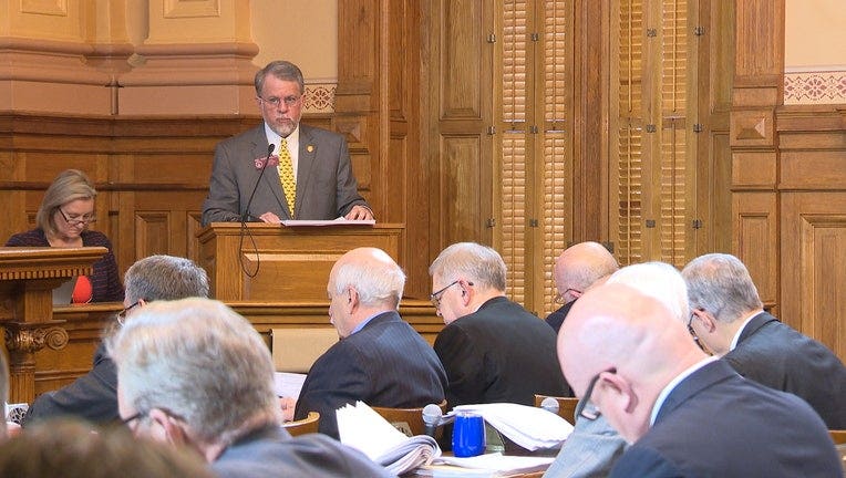 Appropriations Committee Chairman Terry England addresses the 2020 Georgia General Assembly.