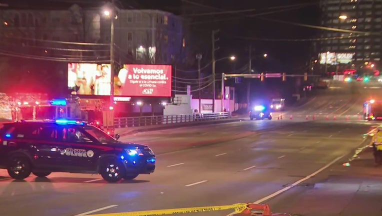 A blaze under a Piedmont Road bridge over Peachtree Creek shut down the busy Atlanta roadway until transportation officials could perform an inspection on Feb. 16, 2022.