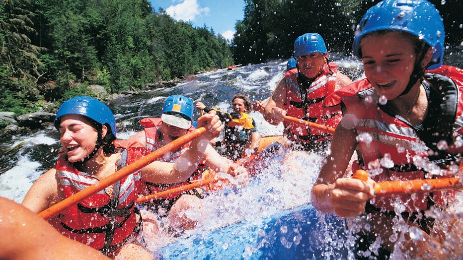 Rafting the Chattooga River 