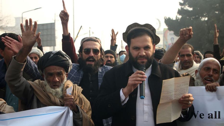 AFGHANISTAN-KABUL-STREET PROTEST