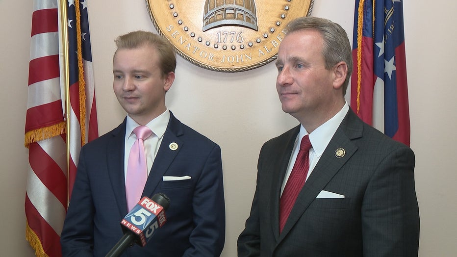 State Sen. John Albers, R-Roswell, is sponsoring legislation to help those in need of organ transplants after giving his eldest son Will his kidney last summer.