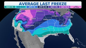Here’s when you can expect the final freeze of the season