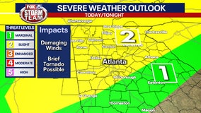 Thunderstorms bring risk of damaging winds, brief tornadoes to north Georgia