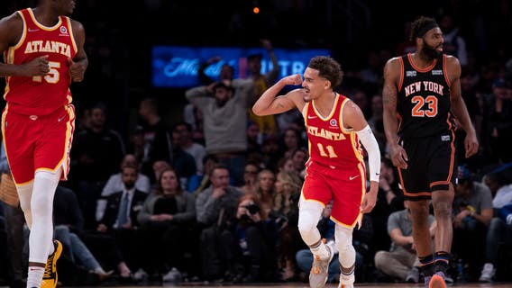 Trae Young scores 45 in return to MSG, Hawks beat Knicks 117-111