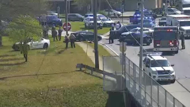 Suspect fires shots at deputies while fleeing traffic stop, officials say