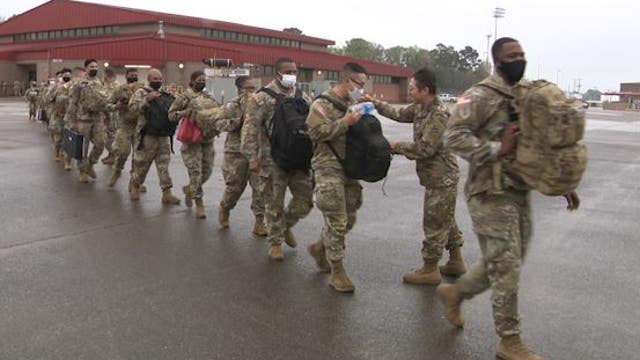 Additional soldiers deploy from Fort Stewart in response to Ukrainian invasion