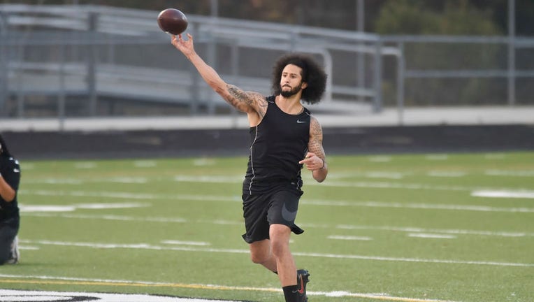 Colin Kaepernick workout