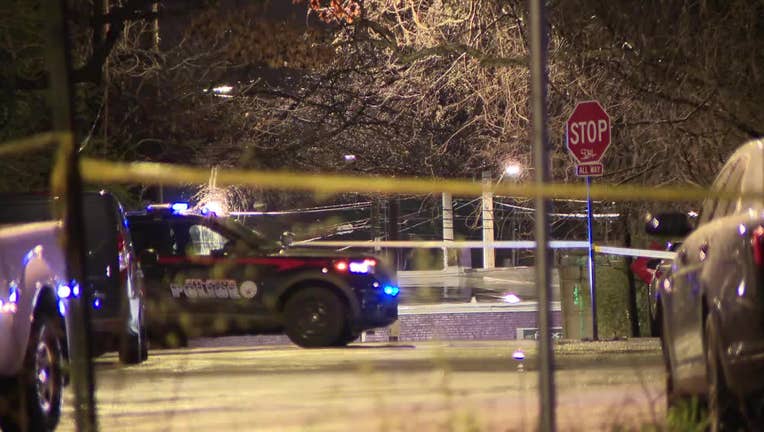 Atlanta police investigate a deadly shooting along Flat Shoals Avenue in Reynoldstown on March 7, 2022.