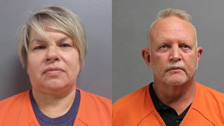 Rhonda Sheppard, left, and James Sheppard, right.