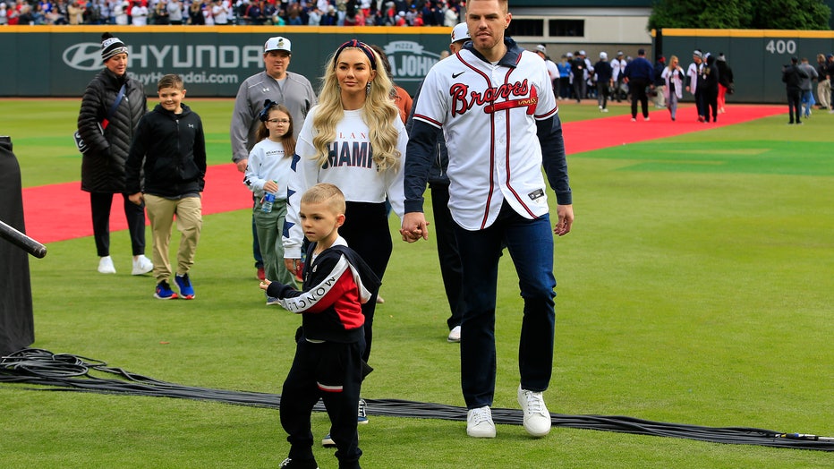 EXCLUSIVE: Follow Freddie Freeman onto the field after the Braves