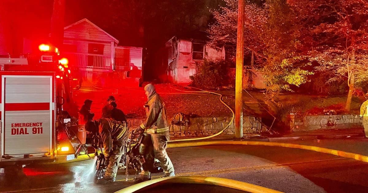 Firefighters fall through floor battling NW Atlanta house fire | FOX 5 ...