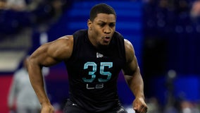 Dolphins take LB Tindall with 102nd pick in the NFL draft