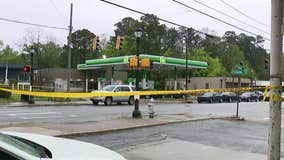 Gas station clerk taken at knifepoint, armed man shot dead by officers in SW Atlanta