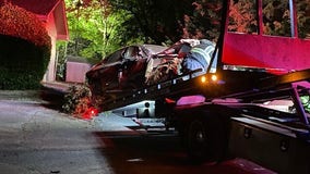 Car slams into Dunwoody animal hospital, driver hospitalized