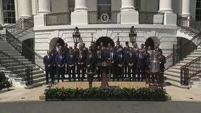Tampa Bay Lightning visit White House for delayed celebration of back-to-back Stanley Cup wins