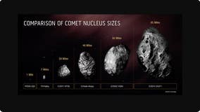 Largest comet ever spotted seen barreling through our solar system