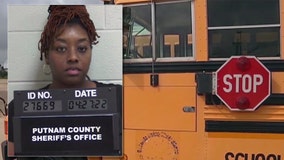 Woman arrested accused of attacking school bus driver in front of children