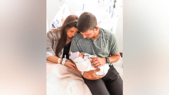 Atlanta Braves' Austin Riley, wife Anna welcome baby son