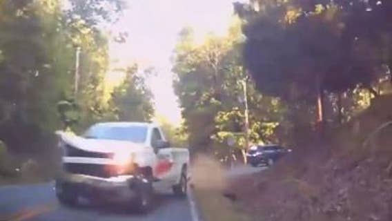 Forsyth County deputies injured in chase, father and son in jail