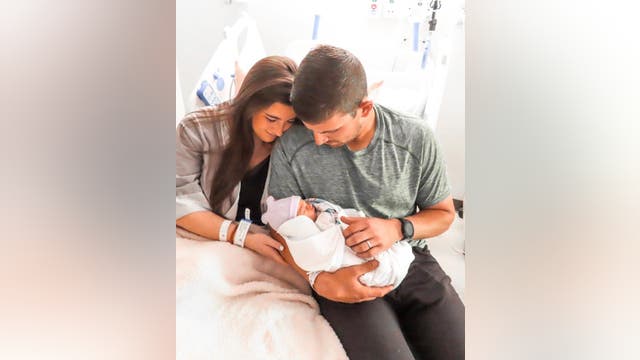 Atlanta Braves' Austin Riley, wife Anna welcome baby son