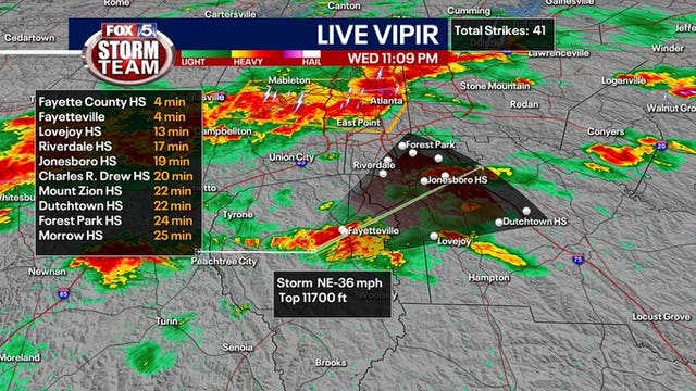 Georgia severe weather: Strong storms continue to move through