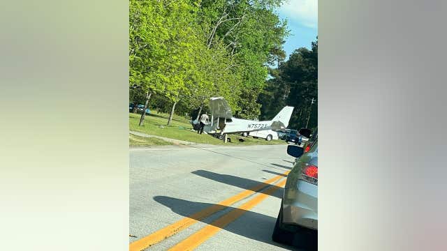 Small plane makes emergency landing along Stockbridge roadway