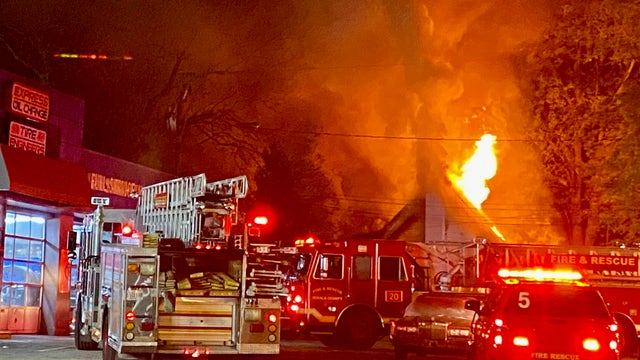 Firefighters investigating blaze at vacant DeKalb County building