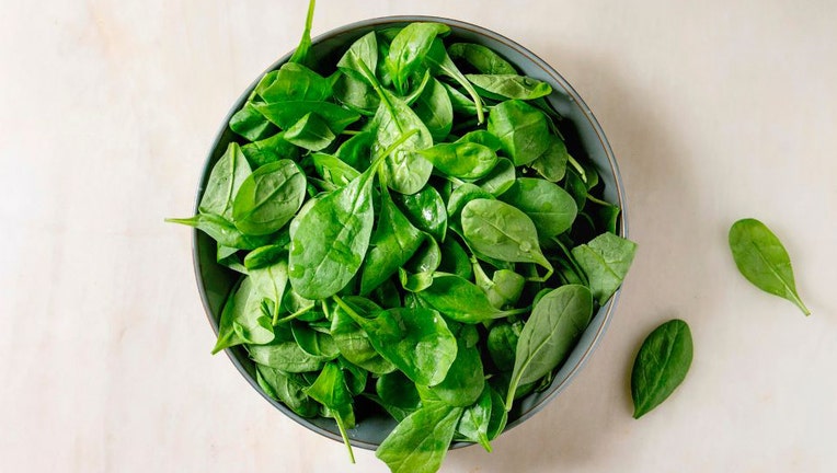 Bowl of spinach