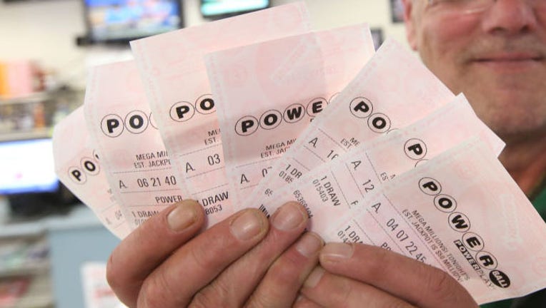 FILE IMAGE - Powerball tickets at The Hub on Broadway on March 22, 2019, in Boston, Massachusetts. (Staff photo By Nicolaus Czarnecki/MediaNews Group/Boston Herald)