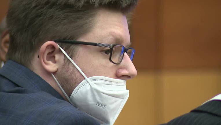 Robert Aaron Long in court on April, 2022, in Fulton County. He confessed to killing eight people on March 16, 2021, including four at different Atlanta spas.